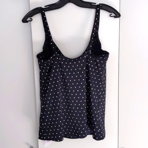 Freya Jewel Cove Underwire, Bra Size Tankini Top. Black/White. Multiple Sizes. - Picture 2 of 7